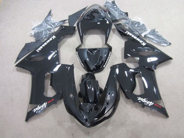 Schwarzer Ninja 636 ZX6R 05-06 Motorrad Verkleidung