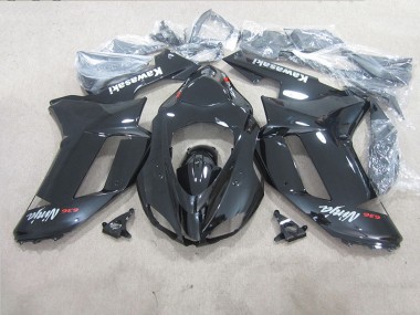 Schwarzer Ninja 636 ZX6R 07-08 Motorrad Verkleidungen