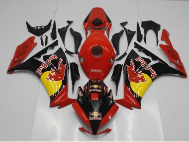 Schwarzer Rot Bull CBR 1000 RR 12-16 Motorrad Verkleidungen