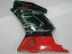 Schwarzer Roter Ninja EX250 08-12 Motorrad Verkleidungen