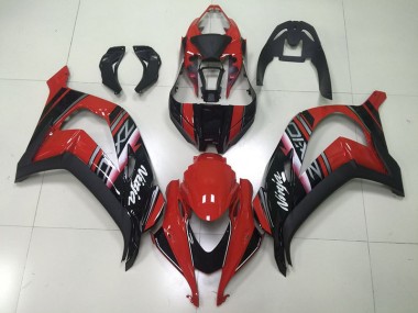Schwarzer Roter Ninja ZX10R 16-19 Motorrad Verkleidungen