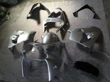 Silber Glänzend Schwarz ZX9R 02-03 Motorrad Verkleidung