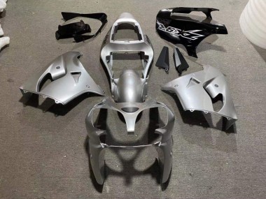Silber Glänzend Schwarz ZX9R 02-03 Motorrad Verkleidungen