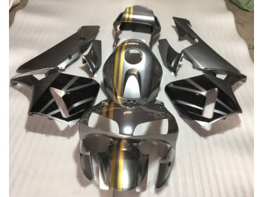 Silber Gold Schwarz CBR 600 RR 03-04 Motorrad Verkleidungen