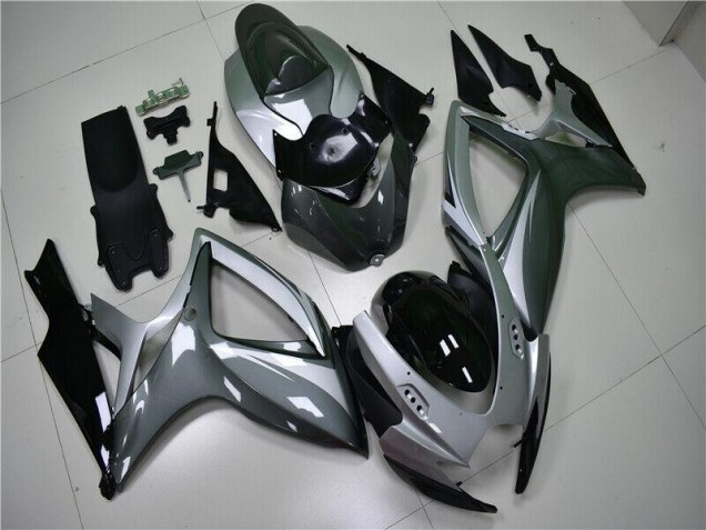 Silber Grau GSXR 600 / 750 K6 06-07 Motorrad Verkleidung Silber Grau GSXR 600 / 750 K6 06-07 Motorrad Verkleidung