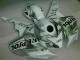 Silber Repsol CBR 1000 RR 04-05 Motorrad Verkleidung