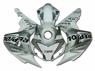 Silber Repsol CBR 1000 RR 04-05 Motorrad Verkleidung