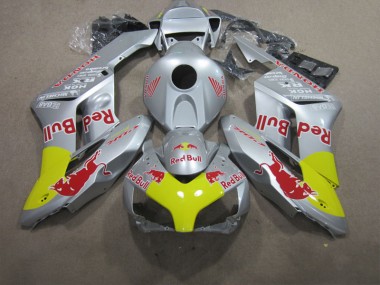 Silber Rot Bull CBR 1000 RR 04-05 Motorrad Verkleidungen