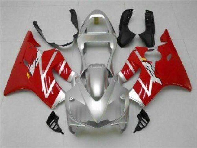 Silber Rot CBR 600 F4i 01-03 Motorrad Verkleidungen Silber Rot CBR 600 F4i 01-03 Motorrad Verkleidungen