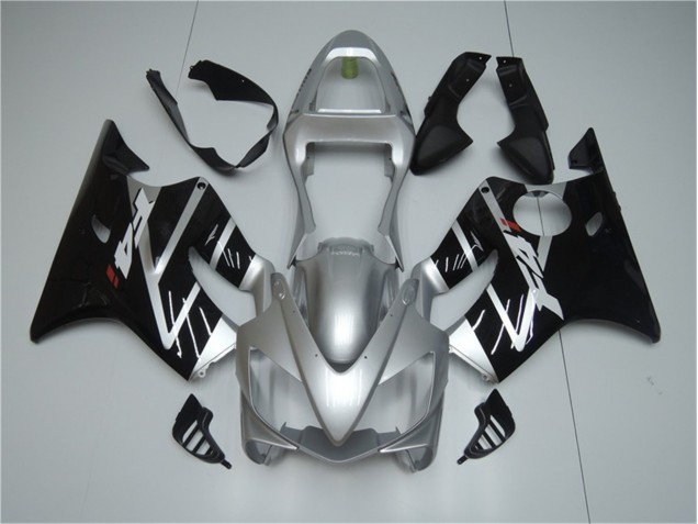 Silber Schwarz CBR 600 F4i 01-03 Motorrad Verkleidungen Silber Schwarz CBR 600 F4i 01-03 Motorrad Verkleidungen