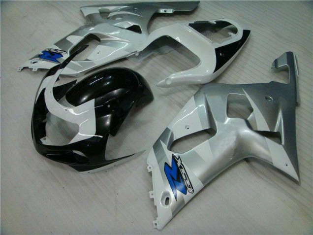 Silber Schwarz GSXR 600 / 750 K1 K2 K3 01-03 Motorrad Verkleidung Silber Schwarz GSXR 600 / 750 K1 K2 K3 01-03 Motorrad Verkleidung