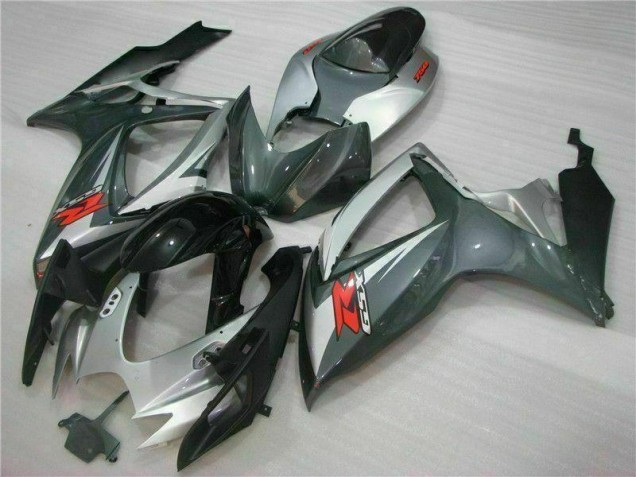 Silber Schwarz GSXR 600 / 750 K6 06-07 Motorrad Verkleidungen Silber Schwarz GSXR 600 / 750 K6 06-07 Motorrad Verkleidungen