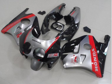 Silber Schwarz Rot CBR 250 RR MC22 91-98 Motorrad Verkleidungen