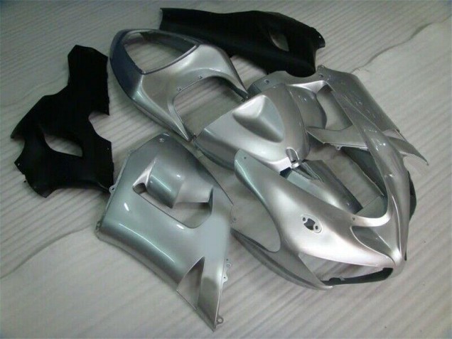 Silber Schwarz ZX6R 05-06 Motorrad Verkleidungen Silber Schwarz ZX6R 05-06 Motorrad Verkleidungen