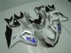Silber Weiß GSXR 1000 K9 09-16 Motorrad Verkleidungen Silber Weiß GSXR 1000 K9 09-16 Motorrad Verkleidungen