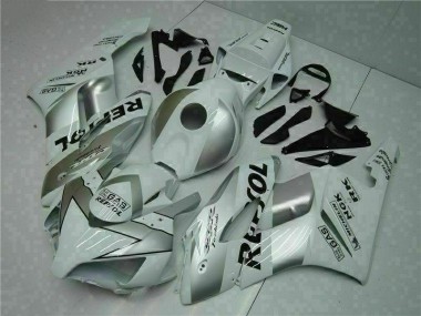 Silber Weiß Repsol CBR 1000 RR 04-05 Motorrad Verkleidung
