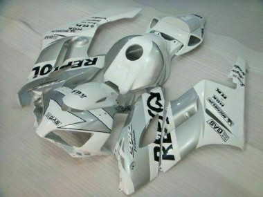 Silber Weiß Repsol CBR 1000 RR 04-05 Motorrad Verkleidungen