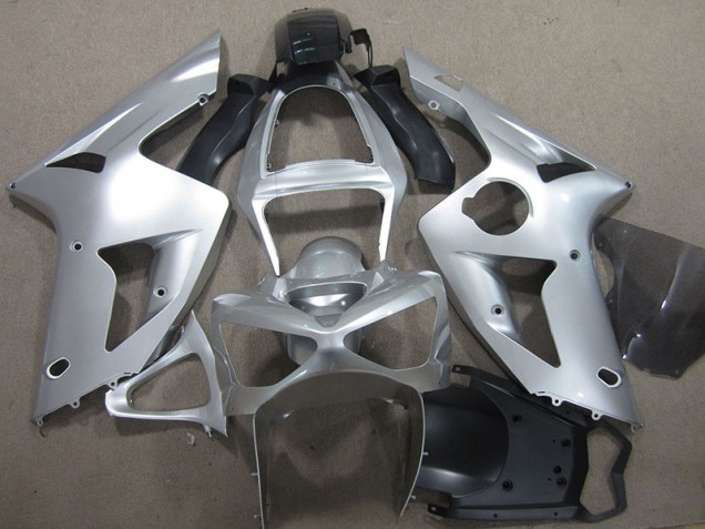 Silber ZX6R 03-04 Motorrad Verkleidungen Silber ZX6R 03-04 Motorrad Verkleidungen