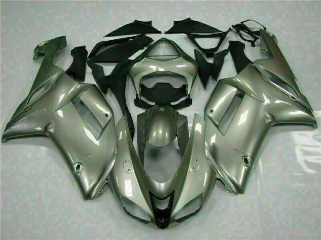 Silber ZX6R 07-08 Motorrad Verkleidungen Silber ZX6R 07-08 Motorrad Verkleidungen