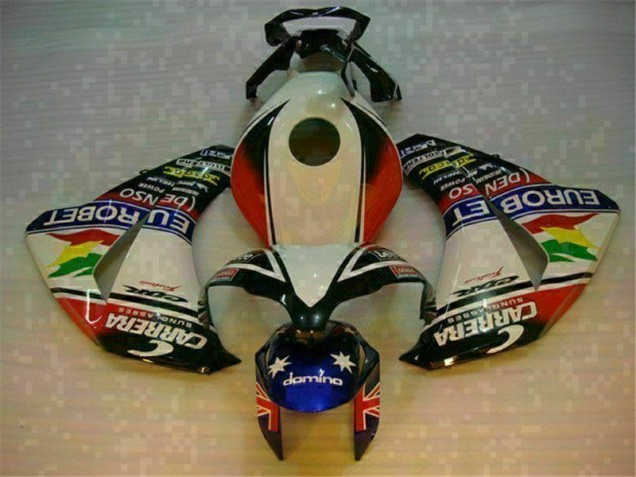 Weiß Blau CBR 1000 RR 08-11 Motorrad Vollverkleidung Weiß Blau CBR 1000 RR 08-11 Motorrad Vollverkleidung