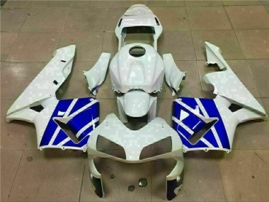 Weiß Blau CBR 600 RR 03-04 Motorrad Verkleidung