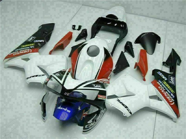 Weiß Blau CBR 600 RR 03-04 Motorrad Verkleidungen
