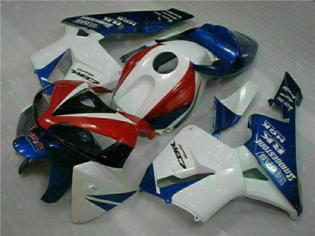 Weiß Blau CBR 600 RR 05-06 Motorrad Verkleidung