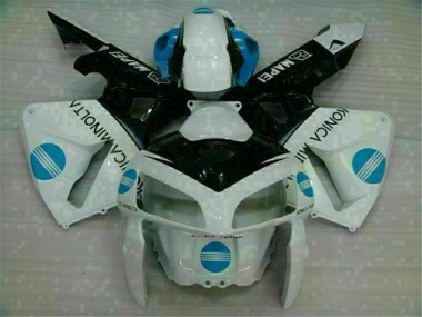 Weiß Blau CBR 600 RR 05-06 Motorrad Verkleidungen