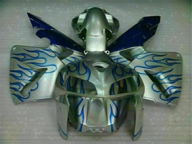 Weiß Blau Flamme CBR 600 RR 05-06 Motorrad Verkleidungen