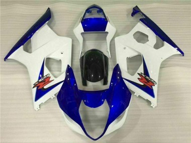 Weiß Blau GSXR 1000 K3 03-04 Motorrad Verkleidungen