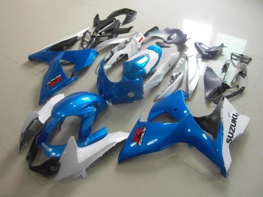 Weiß Blau GSXR 1000 K9 09-16 Motorrad Verkleidung