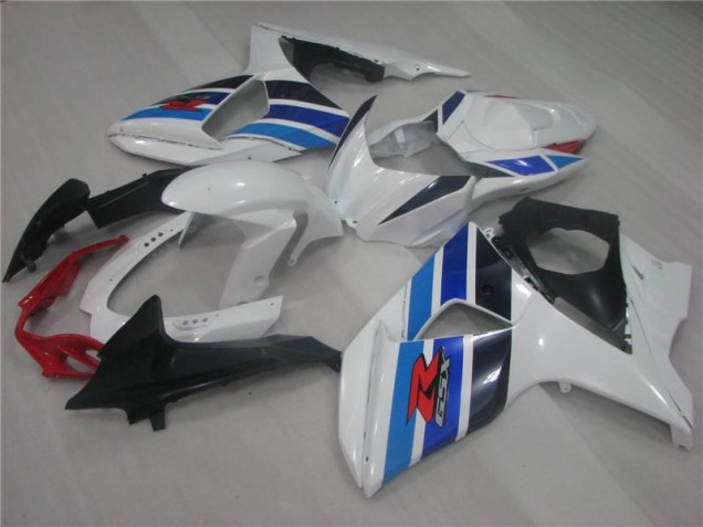 Weiß Blau GSXR 1000 K9 09-16 Motorrad Verkleidungen Weiß Blau GSXR 1000 K9 09-16 Motorrad Verkleidungen