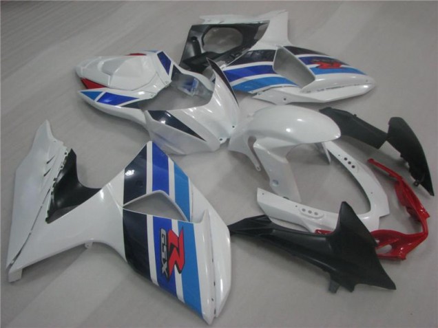 Weiß Blau GSXR 1000 K9 09-16 Motorrad Verkleidungen Weiß Blau GSXR 1000 K9 09-16 Motorrad Verkleidungen