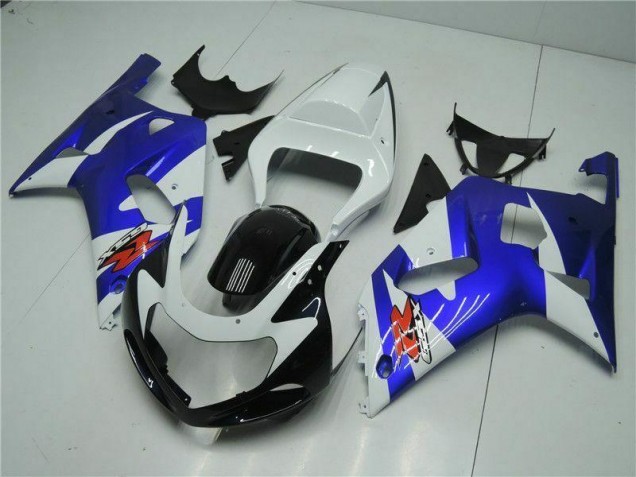 Weiß Blau GSXR 600 / 750 K1 K2 K3 01-03 Motorrad Verkleidungen Weiß Blau GSXR 600 / 750 K1 K2 K3 01-03 Motorrad Verkleidungen