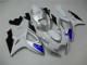 Weiß Blau GSXR 600 / 750 K6 06-07 Motorrad Verkleidung Weiß Blau GSXR 600 / 750 K6 06-07 Motorrad Verkleidung