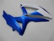 Weiß Blau GSXR 600 / 750 K8 08-10 Motorrad Verkleidung Weiß Blau GSXR 600 / 750 K8 08-10 Motorrad Verkleidung