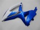 Weiß Blau GSXR 600 / 750 K8 08-10 Motorrad Verkleidung Weiß Blau GSXR 600 / 750 K8 08-10 Motorrad Verkleidung