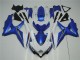 Weiß Blau GSXR 600 / 750 K8 08-10 Motorrad Verkleidung Weiß Blau GSXR 600 / 750 K8 08-10 Motorrad Verkleidung