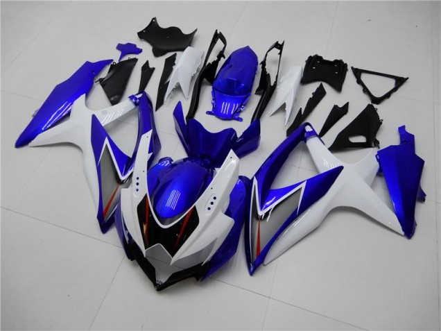 Weiß Blau GSXR 600 / 750 K8 08-10 Motorrad Verkleidungen