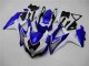 Weiß Blau GSXR 600 / 750 K8 08-10 Motorrad Verkleidungen