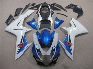Weiß Blau GSXR 600 K11 11-24 Motorrad Verkleidungen