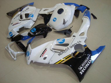 Weiß Blau Konica Minolta CBR 600 F3 95-98 Motorrad Verkleidungen