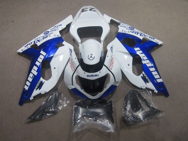 Weiß Blau Motul GSXR 600 K1 K2 K3 01-03 Motorrad Verkleidung
