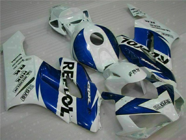 Weiß Blau Repsol CBR 1000 RR 04-05 Motorrad Verkleidungen
