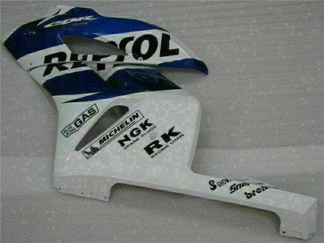 Weiß Blau Repsol CBR 1000 RR 04-05 Motorrad Verkleidungen