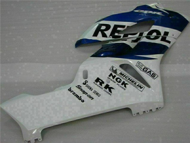 Weiß Blau Repsol CBR 1000 RR 04-05 Motorrad Verkleidungen