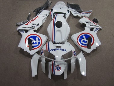 Weiß Blau Repsol CBR 600 RR 05-06 Motorrad Verkleidungen