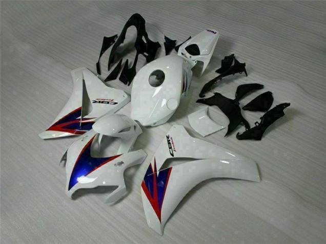 Weiß Blau Rot CBR 1000 RR 08-11 Motorrad Verkleidung Weiß Blau Rot CBR 1000 RR 08-11 Motorrad Verkleidung
