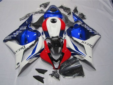 Weiß Blau Rot DREAM CBR 600 RR 09-12 Motorrad Verkleidung