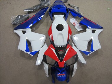 Weiß Blau Rot HRC CBR 600 RR 05-06 Motorrad Verkleidung